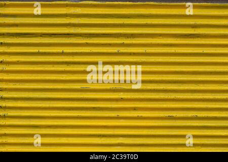 Yellow corrugated texture suitable for cg background Stock Photo