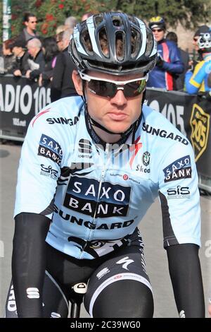 Nick Nuyens of Saxo Bank Sungard Team  during the Milan san Remo 2011, cycling race, Milan - San Remo (298 Km) on March 22, 2011 in Milan, Italie - Photo Laurent Lairys / DPPI Stock Photo