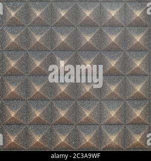 Sound absorbing sponge isolation in music studio Stock Photo