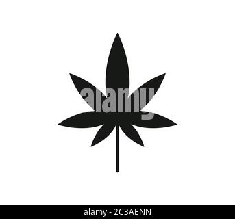 hemp icon illustrated in vector on white background Stock Photo