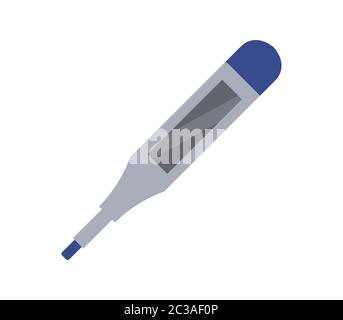 thermometer icon illustrated in vector on white background Stock Photo