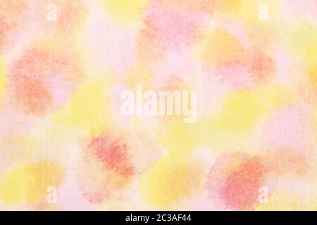 Designed abstract background with pale watercolor elements Stock Photo