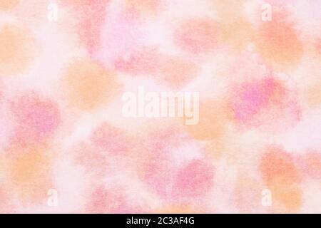 Designed abstract background with pale watercolor elements Stock Photo