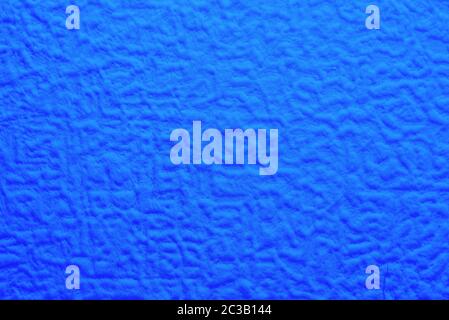 blue foam texture with uneven wavy surface, full frame, close up Stock Photo