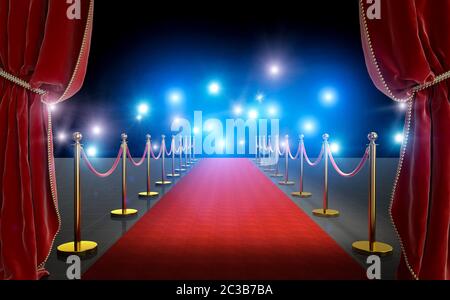 Paparazzi Flash At Red Carpet 3d Rendering Image Stock Photo Alamy