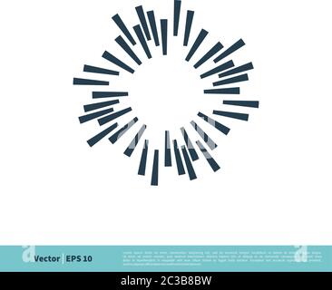 Abstract Firework / Sparkle Icon Vector Logo Template Illustration Design. Vector EPS 10. Stock Vector