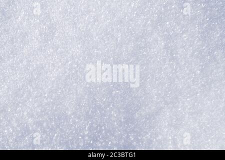 Fresh White Fine Snow Background Detail Texture Stock Photo