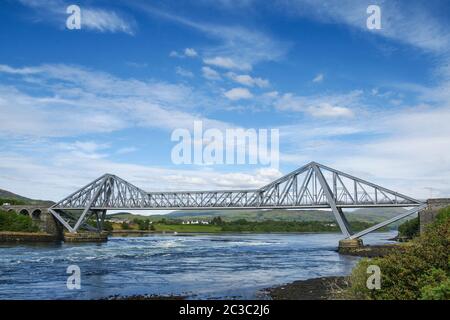 Connel Bridge near Oban Scotland Stock Photo