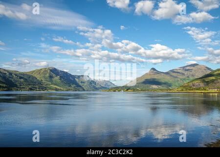 Glencoe, Sgorr na Ciche, Loch Etive, Scotland Stock Photo