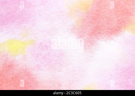 Designed abstract background with pale watercolor elements Stock Photo