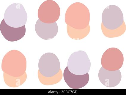Layered dots seamless pattern, layered dots pattern, dots pattern, kids and baby pattern Stock Vector