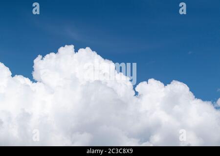 Cumulonimbus clouds building before a thunderstorm. UK. Stock Photo