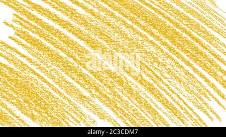 Golden background. Abstract design or wallpaper abstract in gold color painted as crayon. Empty. Copy space. Smooth and elegant in orange color. Moder Stock Photo