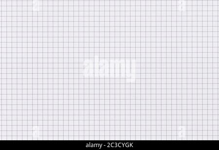 blank graph paper for high school math class lesson useful as a background Stock Photo