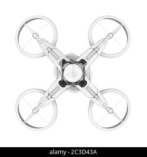 Quadcopter Drone Isolated Stock Photo