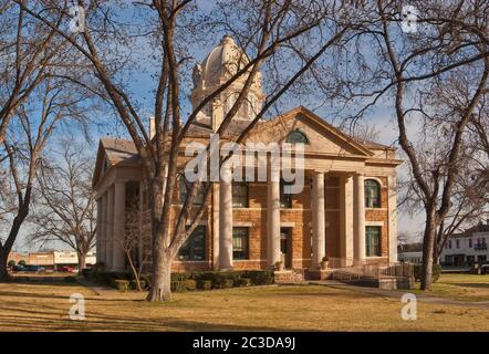 Mason County Courthouse, 1909, classical revival in Mason, Hill Country, Texas, USA Stock Photo