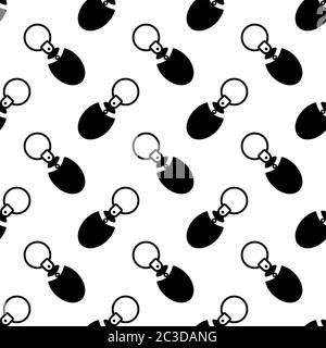 Key Chain Seamless Pattern, Key Ring Vector Art Illustration Stock Vector