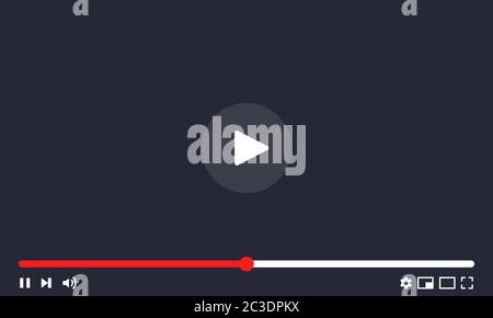 video streaming design template. vector illustration. Stock Vector