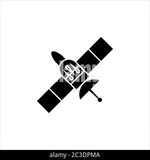Satellite Dish Icon Vector Art Illustration Stock Vector
