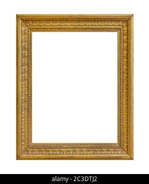 Old wooden picture frame Stock Photo