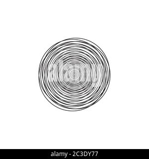 circle line abstract icon design vector Stock Vector