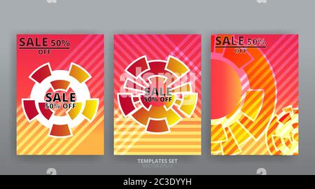 Abstract memphis and hipster and graphic geometric elements bauhaus design template. Glitch creative background, Vector set Brochure, Invitation, Pres Stock Vector