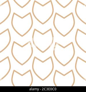Fox head wallpaper pattern design Stock Vector