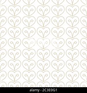 Owl face line art pattern Stock Vector