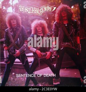 Destruction Sentence of Death - Vintage 12'' vinyl LP 01 Cover