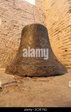 Bell of Hagia Sophia Museum in Istanbul City, Turkey Stock Photo
