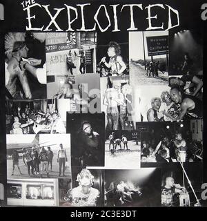 Exploited Death Before Dishonour - Vintage 12'' vinyl LP Cover