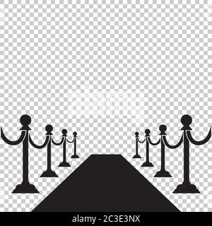 barrier and carpet icon design vector illustration Stock Vector