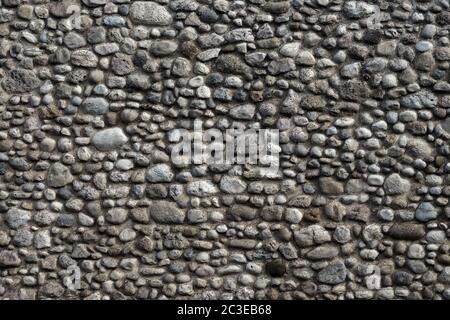 Natural stone wall background Stock Photo