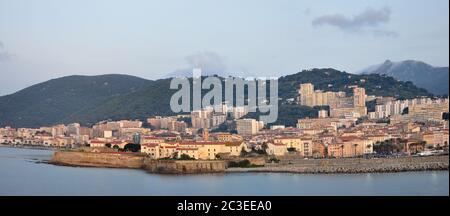 beautiful landscape of southern Corsica, Ajaccio Stock Photo