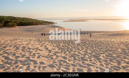 holidays around the Arcachon bay and the pilat dune, France Stock Photo