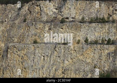 Lime Quarry Stock Photo