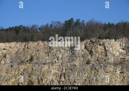 Lime Quarry Stock Photo