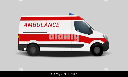 ambulance car transportation aid Stock Photo