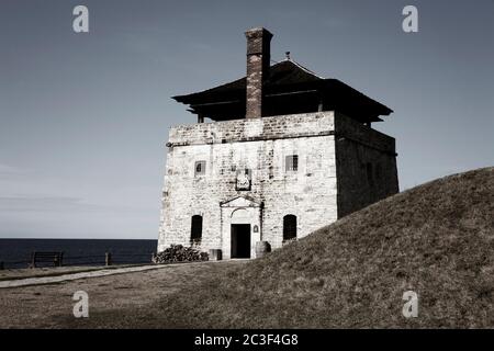 North Redoubt, Old Fort Niagara State Park, Youngstown, New York State, USA Stock Photo