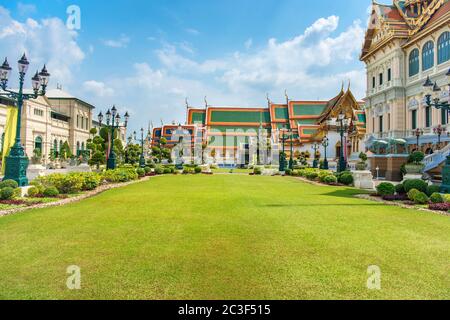 View of Grand Palace complex in Bangkok