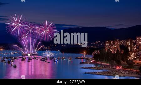 Vancouver's Celebration of Light fireworks festival