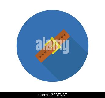 belt icon illustrated in vector on white background Stock Photo - Alamy