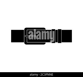 belt icon illustrated in vector on white background Stock Photo - Alamy