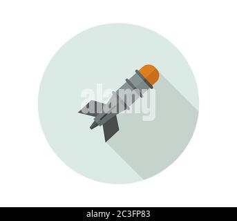 bomb icon illustrated in vector on white background Stock Photo - Alamy