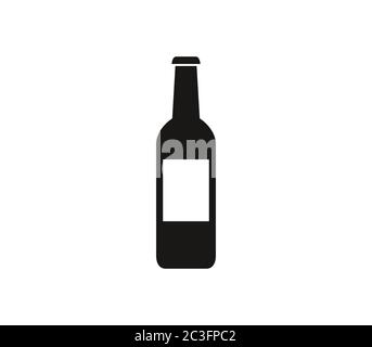 beer icon illustrated in vector on white background Stock Photo