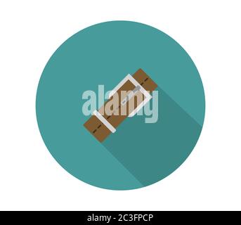 belt icon illustrated in vector on white background Stock Photo - Alamy