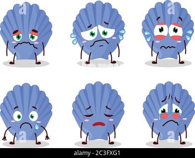 Crying shell with pearl mascot cartoon Stock Vector Image & Art - Alamy