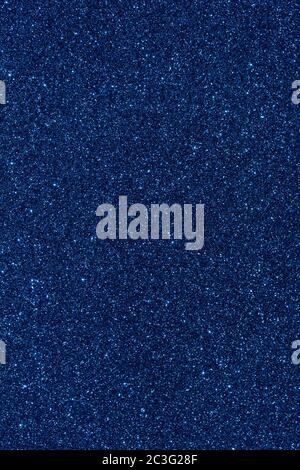 Abstract art background of sparkling deep blue glitter texture Stock Photo