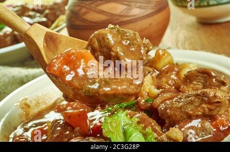 Railway lamb curry Stock Photo