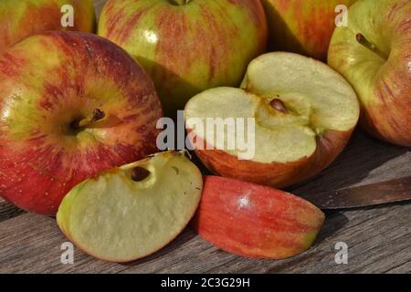 group of apples Stock Photo